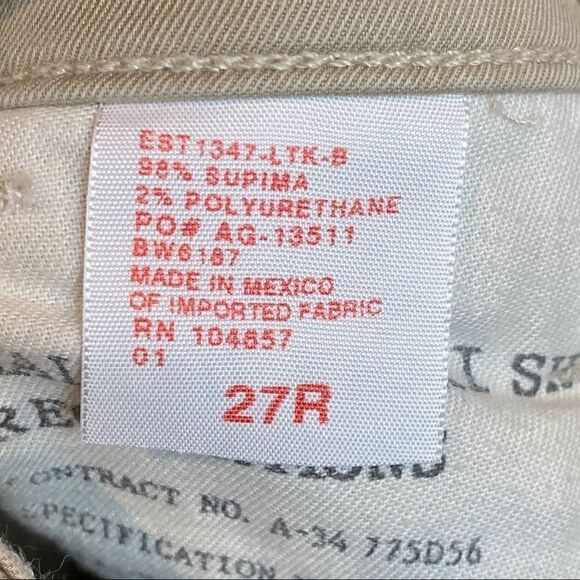 AG Adriano Goldschmeid Malibu Khaki Shorts Size 27 - Picture 4 of 7